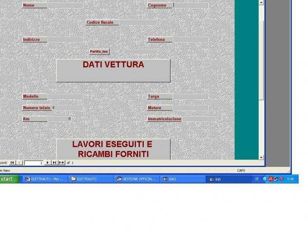 SOFTWARE GESTIONALE ELETTRAUTO SU PEN DRIVE O PER
