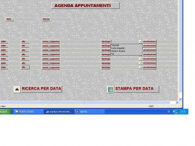 SOFTWARE GESTIONALE STUDIO LEGALE SU PEN DRIVE O PER EMAIL