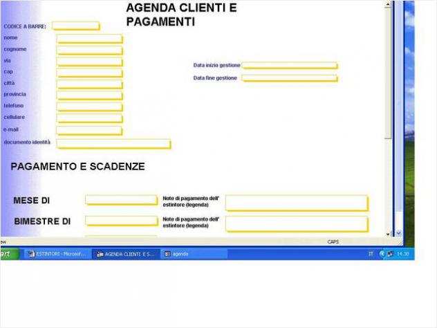 SOFTWARE GESTIONE ESTINTORI VENDITA MANUTENZIONE Nuovo su Pen Drive o per EMAIL