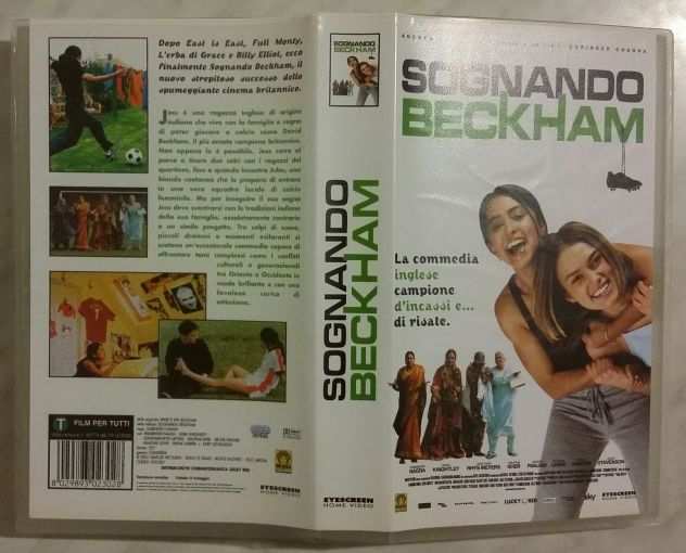 Sognando Beckham VHS regia di Gurinder Chadha Lucky Red 2002 come nuovo