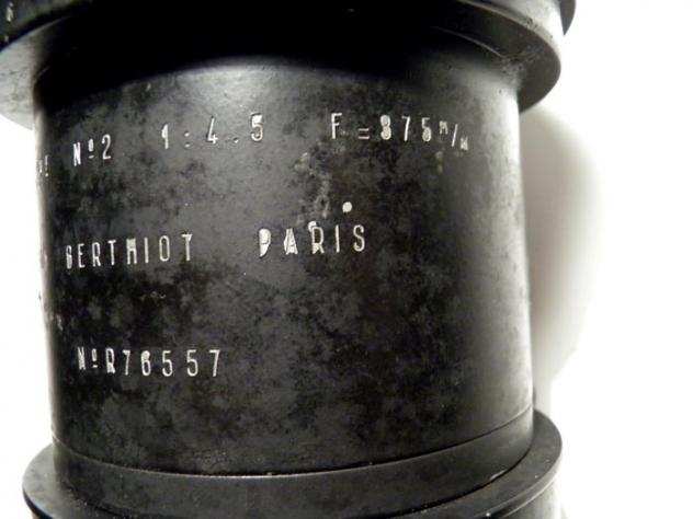 Som Berthiot Eidoscope Ndeg 2 375mm 4.5 - Year 1908 - Obiettivo per fotocamera
