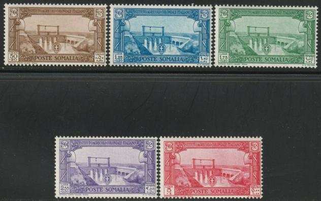 Somalia italiana - 1930 - Pro Istituto Agricolo Coloniale Serie Completa Sass S.31 fresca e Spl
