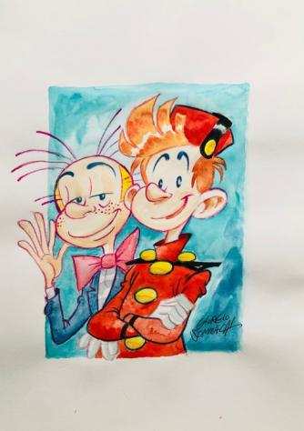 Sommacal, Giorgio - 1 Original drawing - Spirou et Fantasio