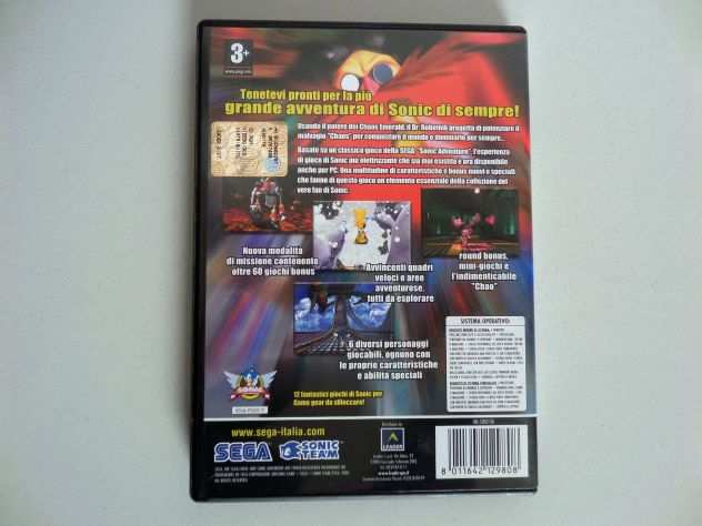 Sonic DX Adventure Directors cut PC (come nuovo)