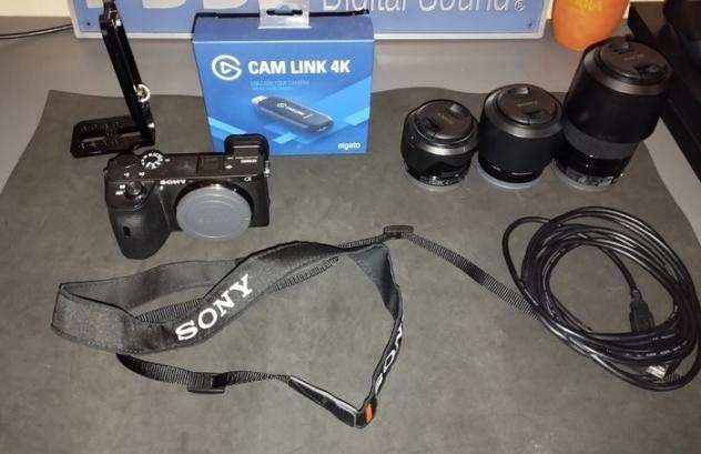 Sony Alpha 6600  35mm50mm55-210mm  Acc Fotocamera digitale