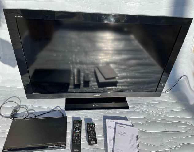 Sony Bravia TV lcd 40 pollici e DVD player
