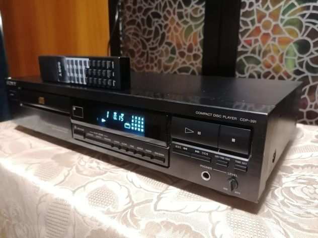 Sony CDP-391 Lettore Cd Compact Disc Player - Laser Nuovo