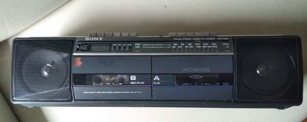 Sony CFS-W401 SoundrideR radio, doppia cassetta boombox (LEGGERE BENE ANNUNCIO)