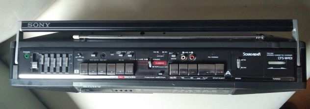 Sony CFS-W401 SoundrideR radio, doppia cassetta boombox (LEGGERE BENE ANNUNCIO)