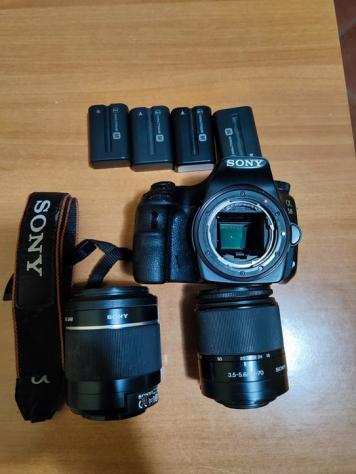 Sony DSLT A-58  18-70mm  55-200mm ccdcamera - Fotocamera digitale