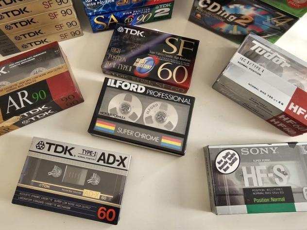 Sony, FUJI TDK TUDOR ILFORD - FUJI K2 60, TDK SA90, TUDOR HF60, TDK AD-X 60, ILFORD SC46, TDK SF 60, TDK AR90, TDK HF-S60, TDK Componente audio - Mode