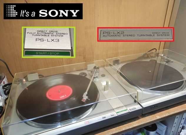 SONY ndash Giradischi Trazione diretta 1980-83