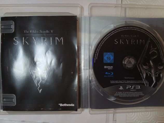 Sony Playstation 3 PS3 Skyrim pal ita completo di mappa