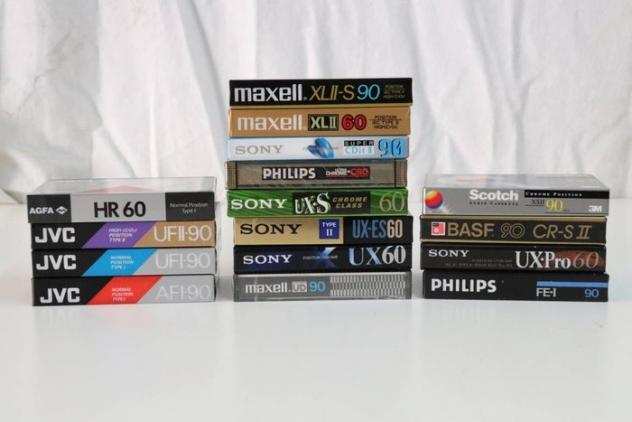 Sony - Scotch - Maxell - Basf - Philips - Agfa - Jvc - Modelli vari - Audiocassette