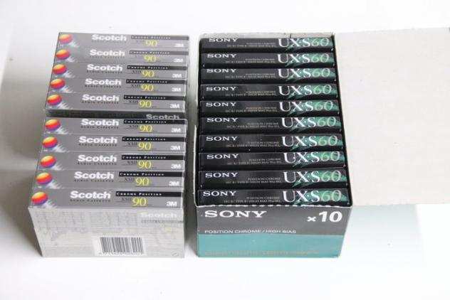 Sony, Scotch - UX-S 60 - XSII 90 Musicassetta vuota