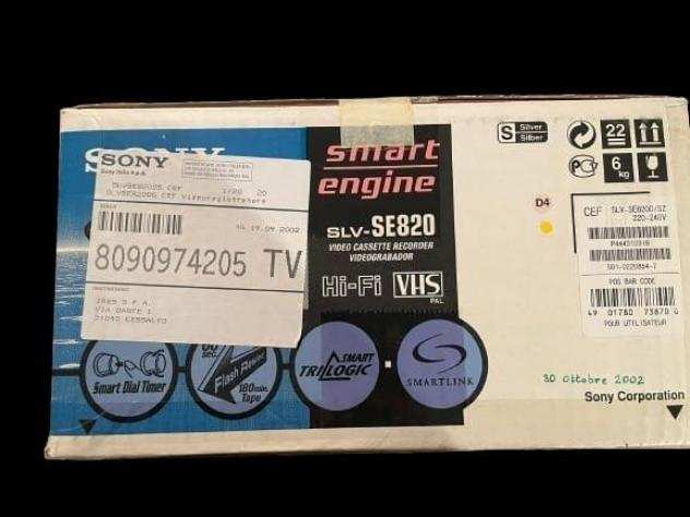 Sony SLV-SE820 Videocameraregistratore S-VHS-C