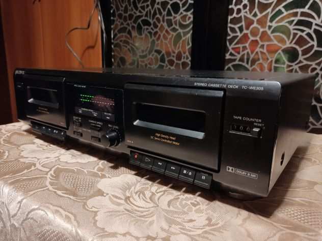 Sony TC-WE305 Doppia Piastra A Cassette - 2 Testine