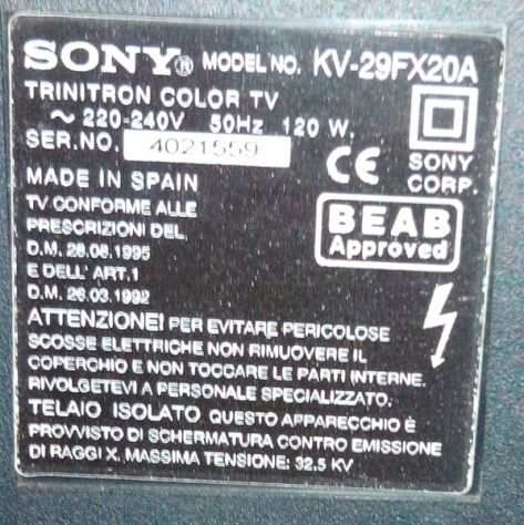 Sony Trinitron KV-29FX20A
