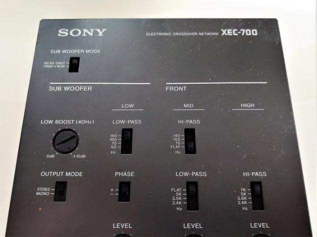 Sony - XEC-700 crossover elettronico di alta qualitagrave car radio autoradio Preamplificatore