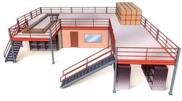 Soppalco e Scaffalature Portapallets Usati