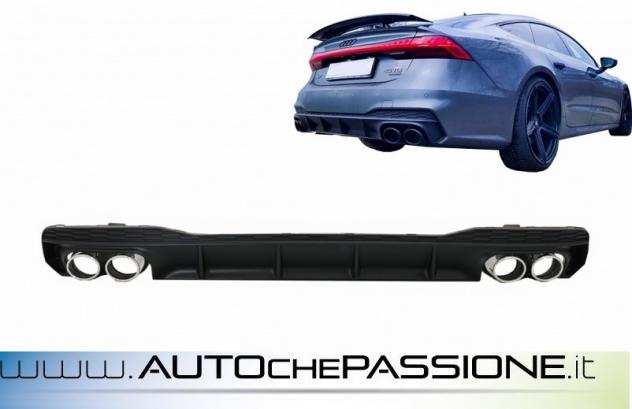 Sottoparaurti posteriore per AUDI A7 4K8 S line 2018 Up S7 RS7 Design