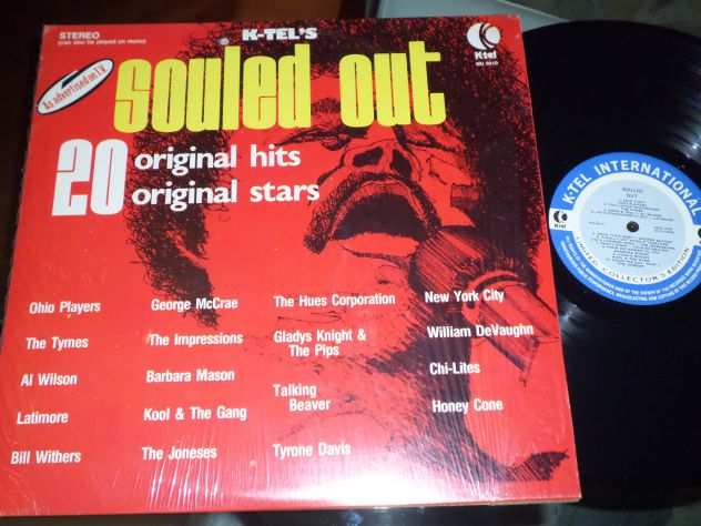 SOULED OUT 20 Original Hit 1975 - LP  33 giri Bill Withers, Chi-Lights - K-tel