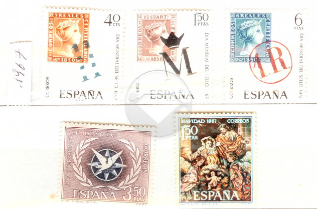SPAGNA 1952-1971 lotto francobolli nuovi
