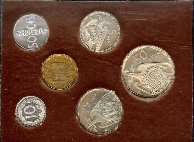 SPAGNA 1974 Serie Numismatica Monete