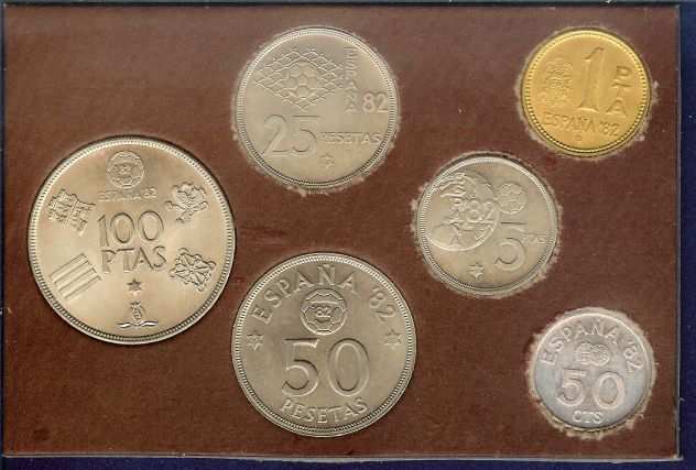 SPAGNA 1980 Serie Numismatica Monete