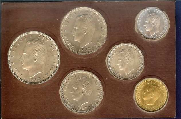 SPAGNA 1980 Serie Numismatica Monete