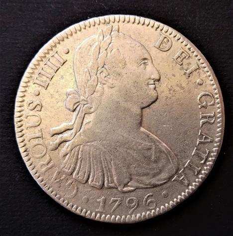 Spagna. Carlos IV (1788-1808). 8 Reales 1796 Mexico FM