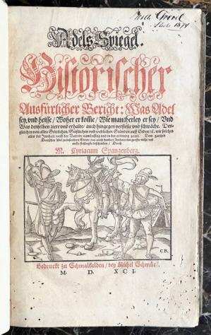 Spangenberg Cyriacus - Adel-Spiegel. Historischer (vol.1amp2) - 1591-1594