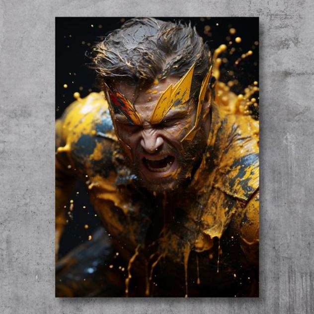 Sparky (1995) - Marvel Collection  X-Man Wolvering Yellow Painting