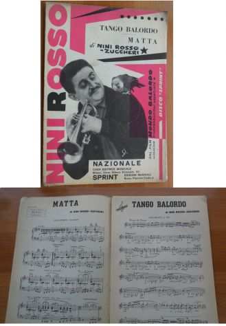 SPARTITO - TANGO BALORDO - MATTA - DI NINI ROSSO -