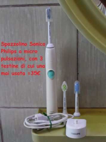 Spazzolino elettrico a micropulsazioni Philips, modello Sonicare