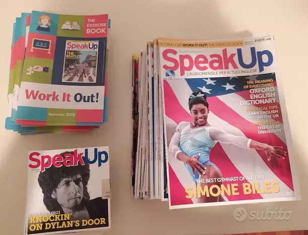 Speak up rivista inglese  cd  libro esercizi