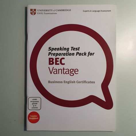 Speaking Test Preparation Pack for BEC Vantage - Business English Certificate
