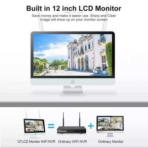Spedizione 12h-48h Videocamere DVR  Monitor smart controll Wifi esterno