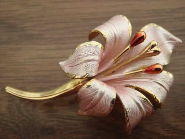 Spilla giglio bigiotteria Cerrito Lily
