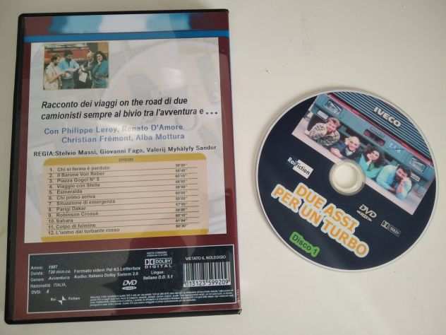 SPLENDIDO COFANETTO quot DUE ASSI PER UN TURBO quot SERIE COMPLETA 4 DVD