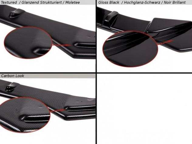 Splitter Spoiler anteriore per Opel Astra J GTC 2009 Carbon Look trama carbonio