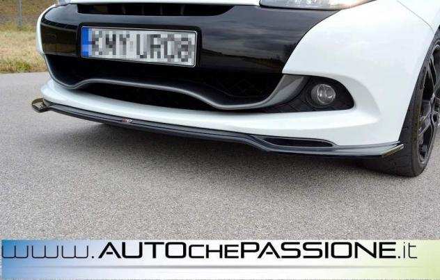 Splitter Spoiler anteriore V1 per RENAULT CLIO MK3 RS FACELIFT 2009 2012