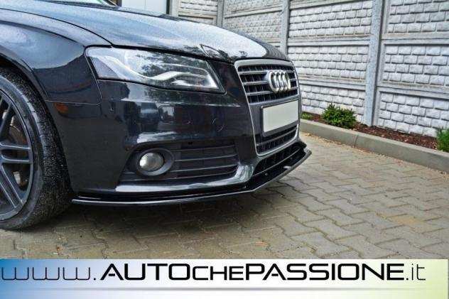 Splitter Spoiler anteriore V2 per Audi A4 B8 dal 2007 2011