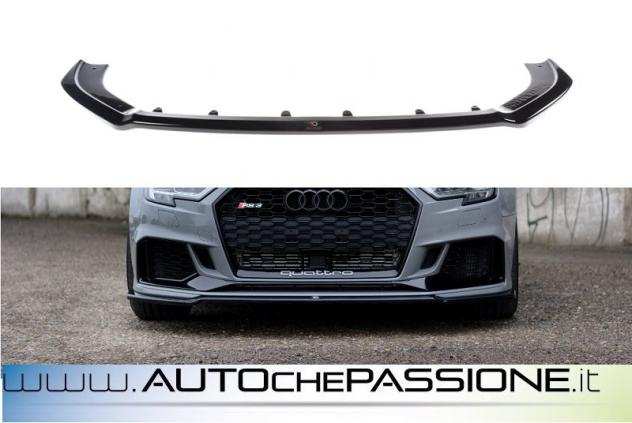 Splitter Spoiler anteriore V2 per AUDI RS3 8V FACELIFT SEDAN 2017