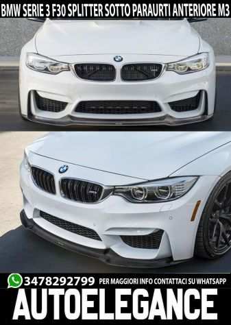 SPOILER PER BMW 3 F30 F31 SOTTO PARAURTI ANTERIORE SPORTIVO PARAURTI M3 EVO