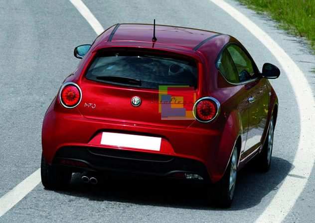 SPOILER POSTERIORE ALFA ROMEO MITO 2008-2016 SUL TETTO ALETTONE ABS QUADRIFOGLI