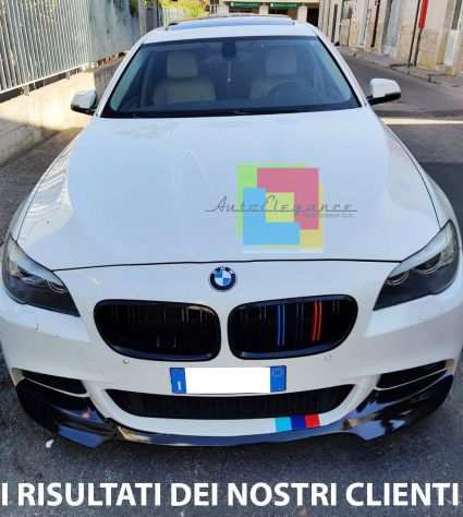 SPOILER SOTTO PARAURTI ANTERIORE PER BMW SERIE 5 F10 F11 SPLITTER NERO LUCIDO