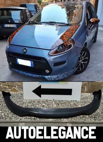 SPOILER SOTTO PARAURTI ANTERIORE PER FIAT PUNTO EVO 2008-2012 IN ABS  PLASTIC