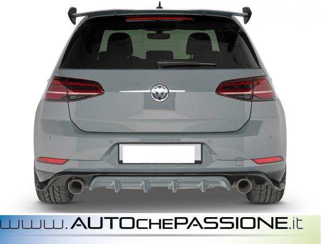 Spoiler sotto paraurti posteriore Golf 75 GTI TCR inserto centrale 2019