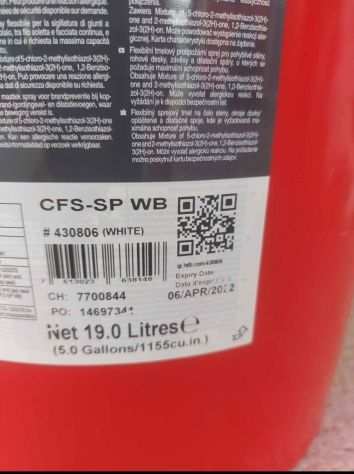 Spray antifuoco Hilti CFS-SP WB bianco